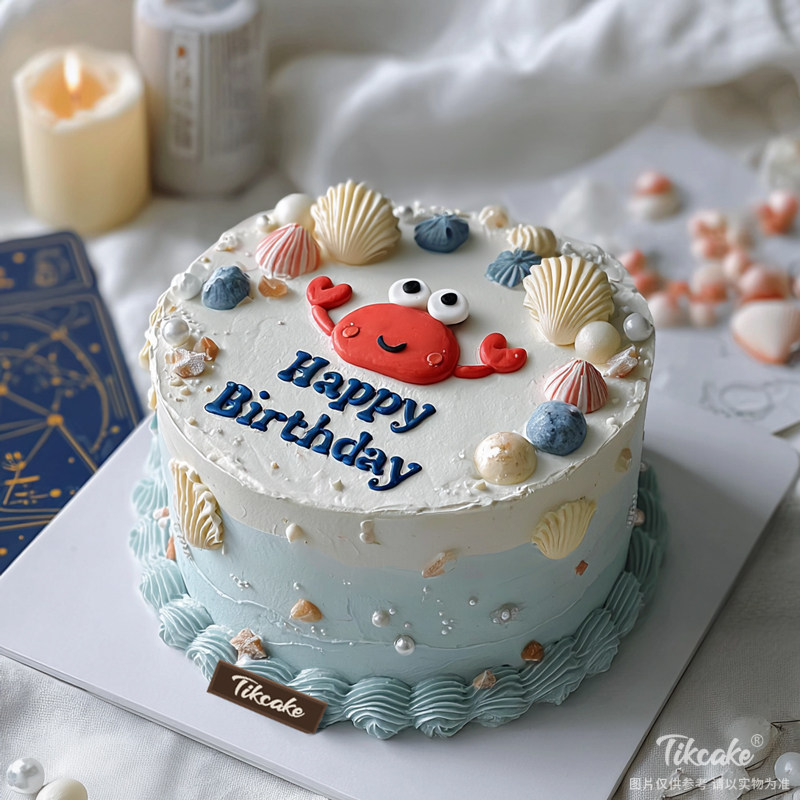 原创巨蟹座主题鲜奶蛋糕十三（6.22-7.22）
