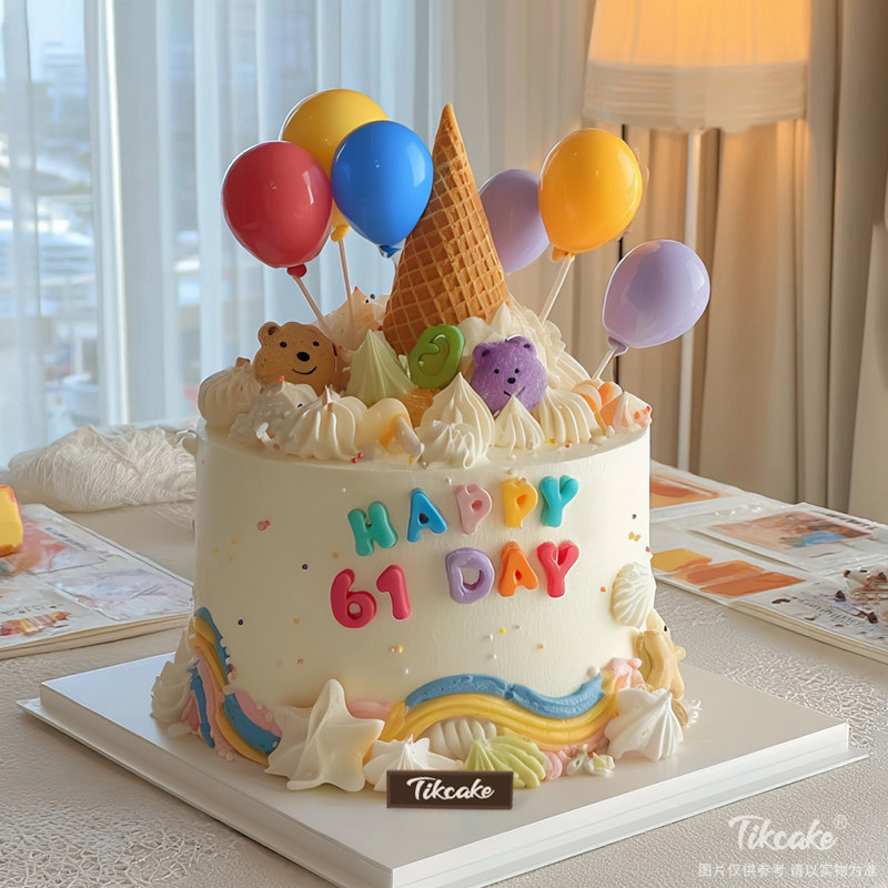 原创六一儿童节主题鲜奶蛋糕（十）