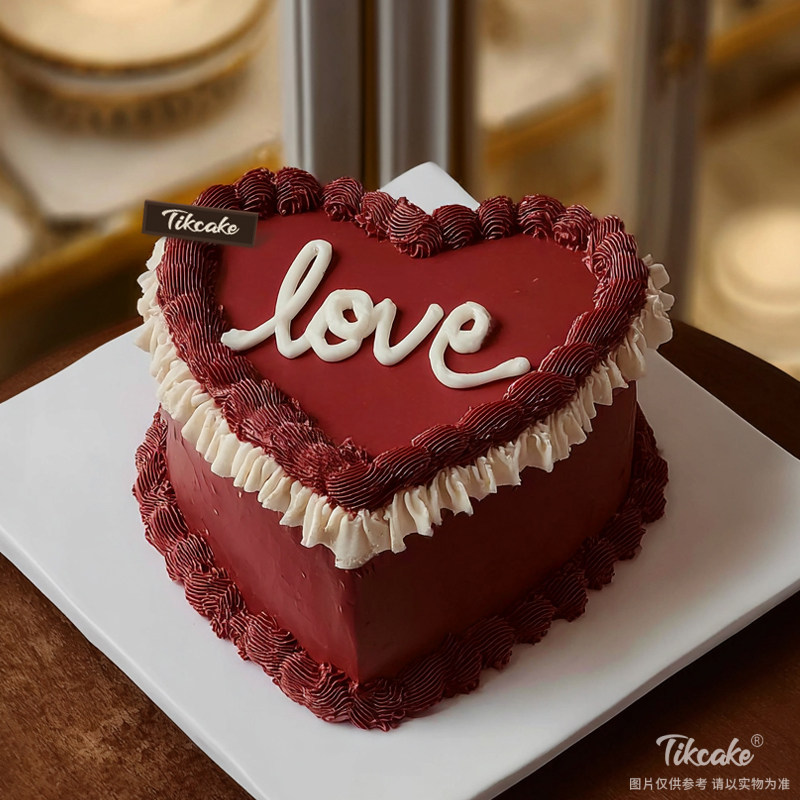 原创爱心主题鲜奶蛋糕（三十）