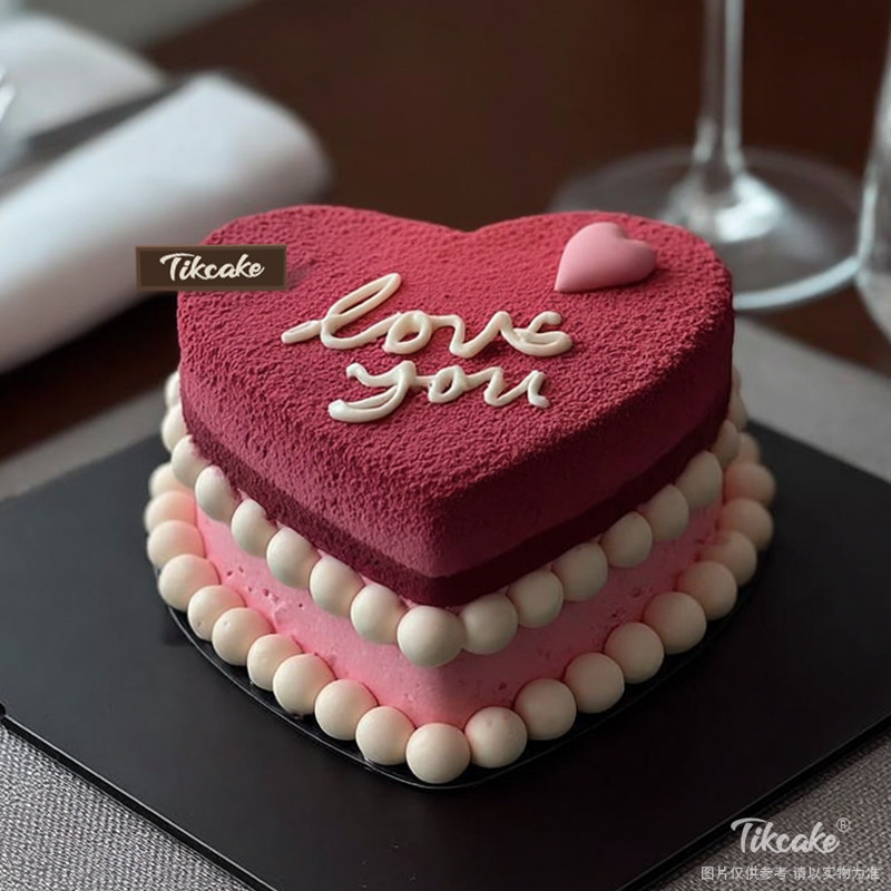 原创心形红丝绒鲜奶蛋糕（二）