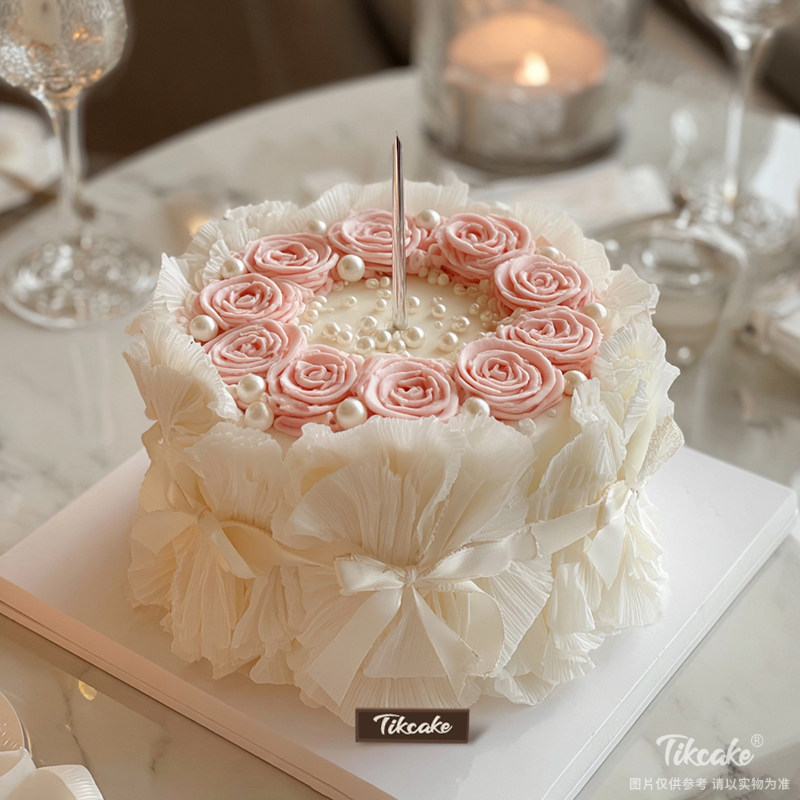 原创花束风鲜奶蛋糕