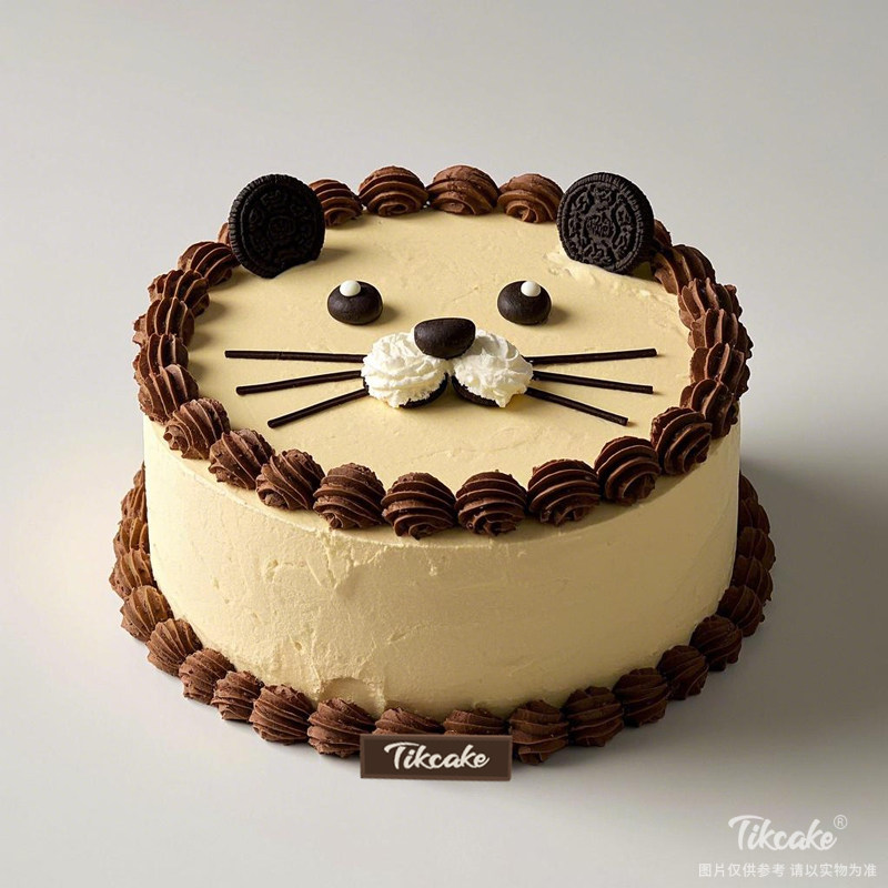 原创可爱小狮子主题儿童蛋糕（二）