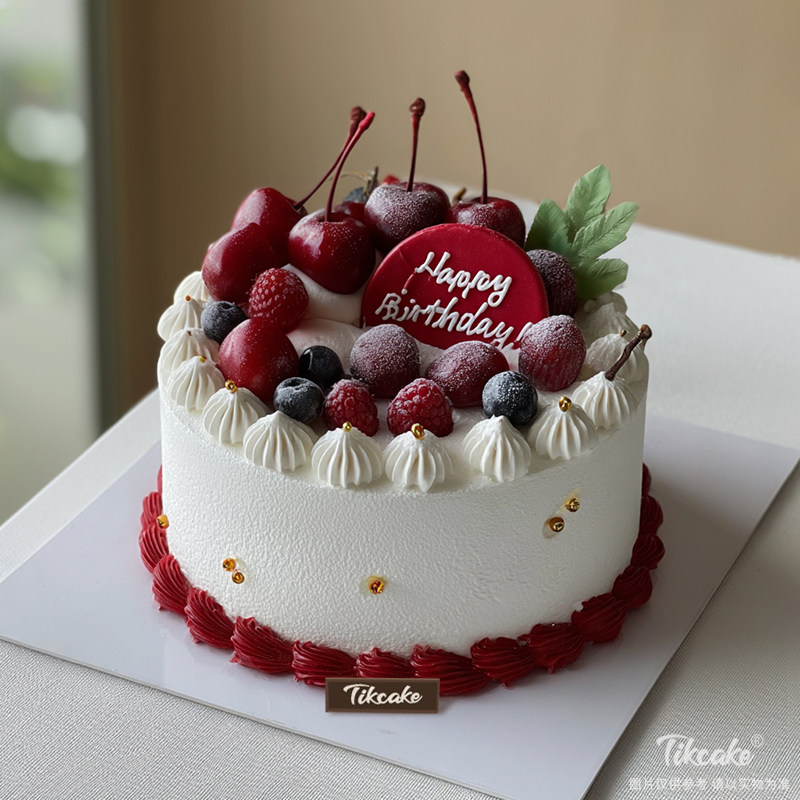 原创简约水果鲜奶蛋糕（二十七）