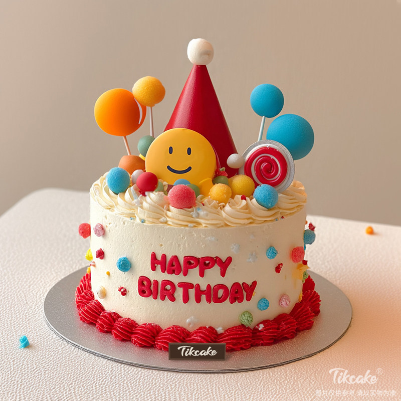 原创简约儿童鲜奶蛋糕