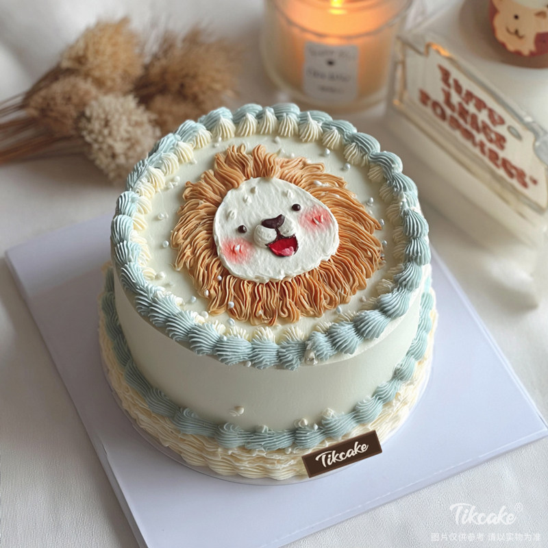原创狮子座主题鲜奶蛋糕十（7.23-8.22）