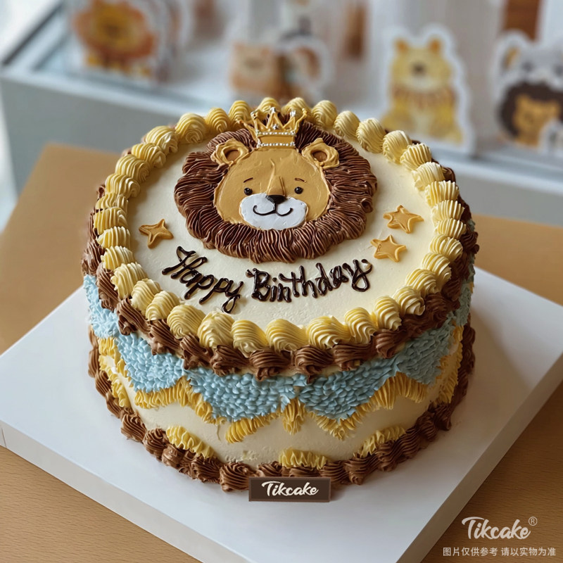 原创狮子座主题鲜奶蛋糕十二（7.23-8.22）