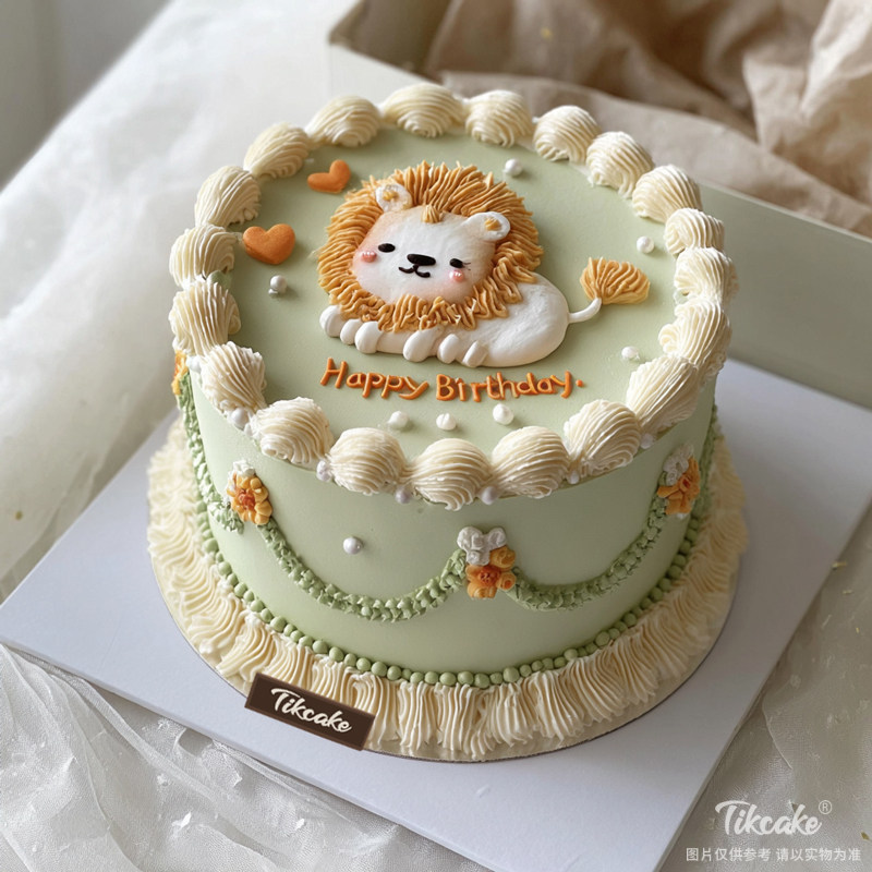 原创狮子座主题鲜奶蛋糕十三（7.23-8.22）
