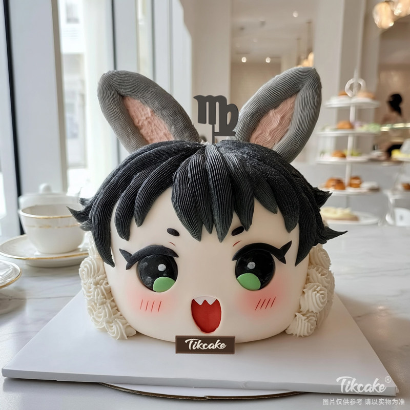 原创处女座主题翻糖鲜奶蛋糕五（8.23-9.22）