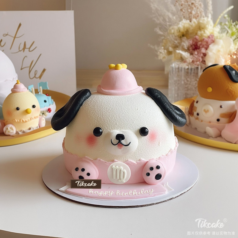 原创可爱处女座主题鲜奶蛋糕（8.23-9.22）