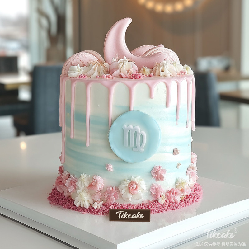 原创处女座主题鲜奶蛋糕十三（8.23-9.22）