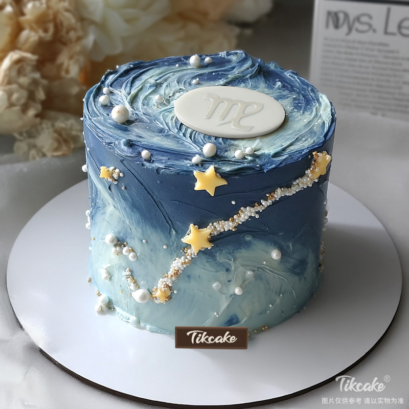 原创处女座主题鲜奶蛋糕十四（8.23-9.22）
