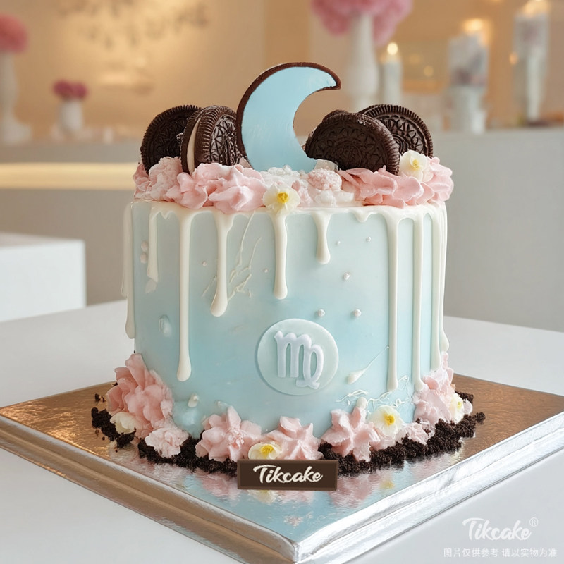原创处女座主题鲜奶蛋糕十五（8.23-9.22）