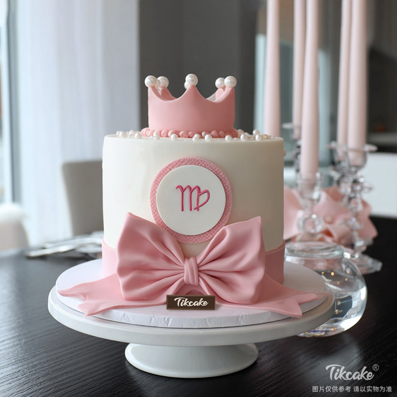 原创处女座主题翻糖鲜奶蛋糕九（8.23-9.22）