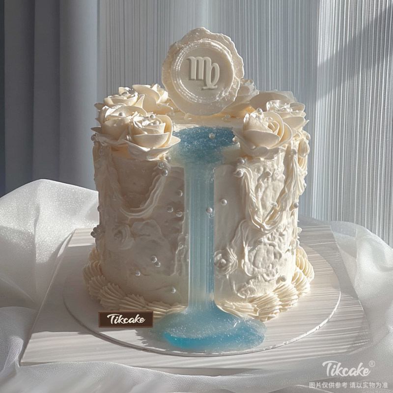 原创处女座主题鲜奶蛋糕十九（8.23-9.22）