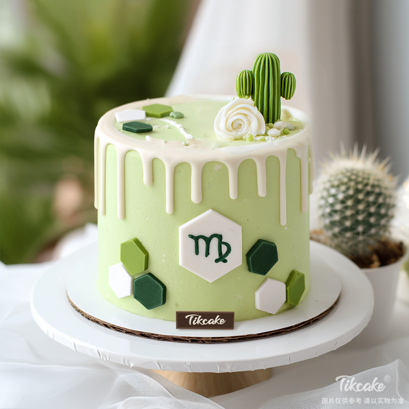 原创处女座主题鲜奶蛋糕二十四（8.23-9.22）