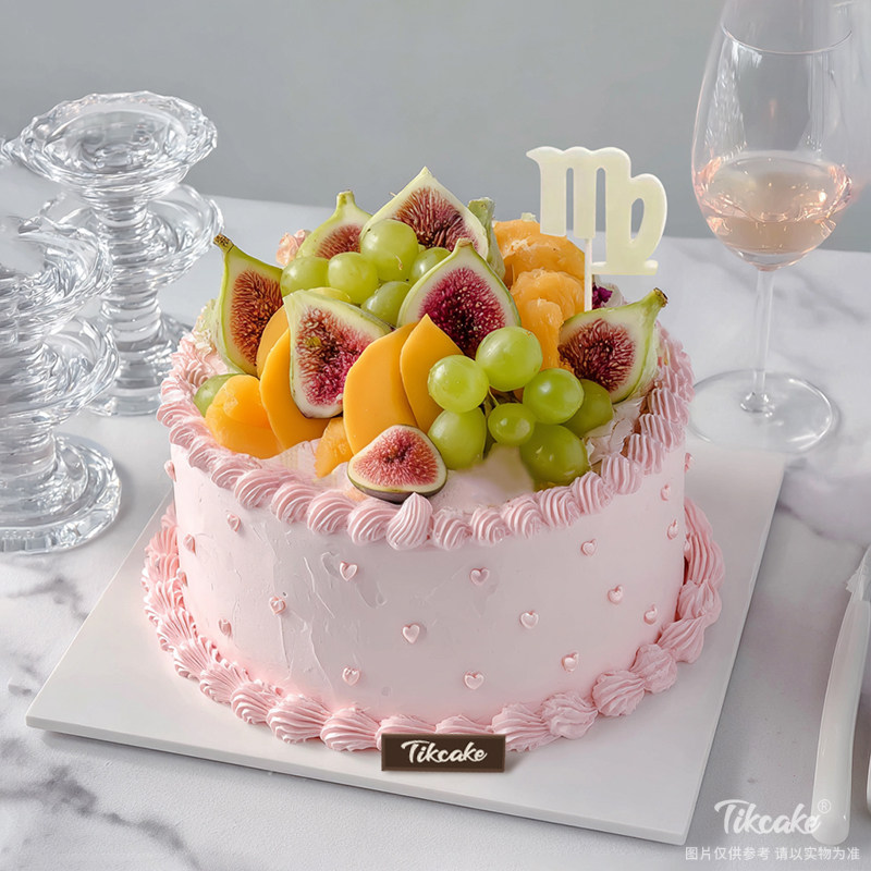 原创处女座主题水果鲜奶蛋糕四（8.23-9.22）