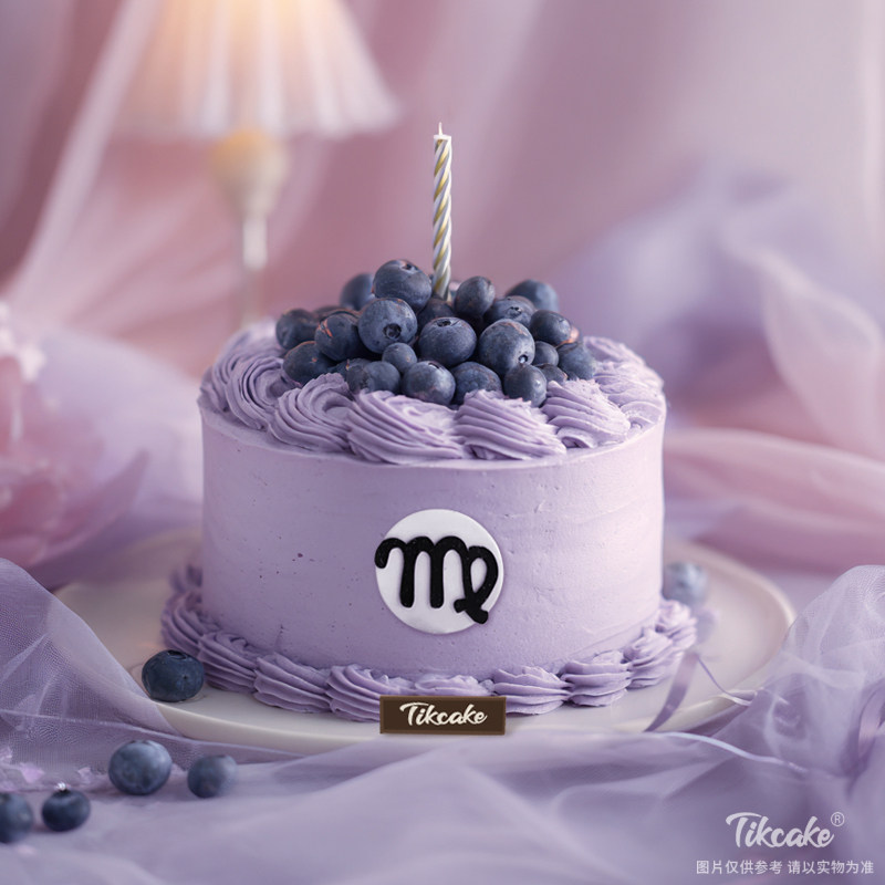 原创处女座主题水果鲜奶蛋糕五（8.23-9.22）