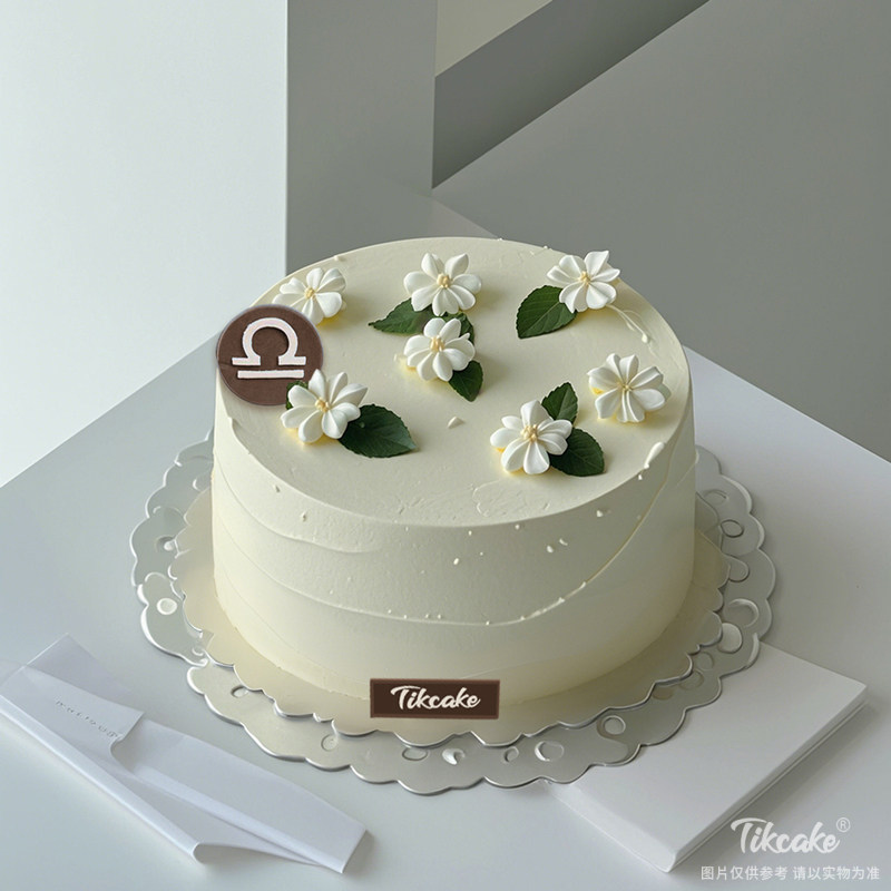 原创天秤座主题鲜奶蛋糕二（9.23-10.23）