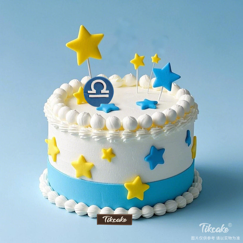 原创天秤座主题鲜奶蛋糕三（9.23-10.23）