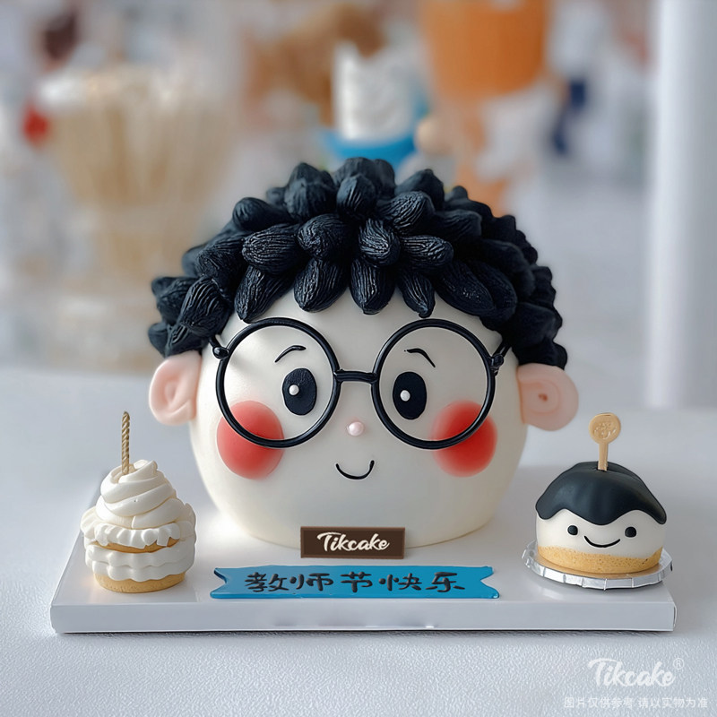 原创教师节主题鲜奶蛋糕（五）