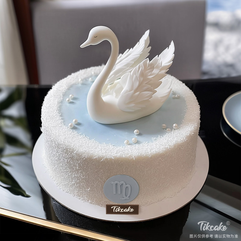 原创处女座主题翻糖鲜奶蛋糕十四（8.23-9.22）