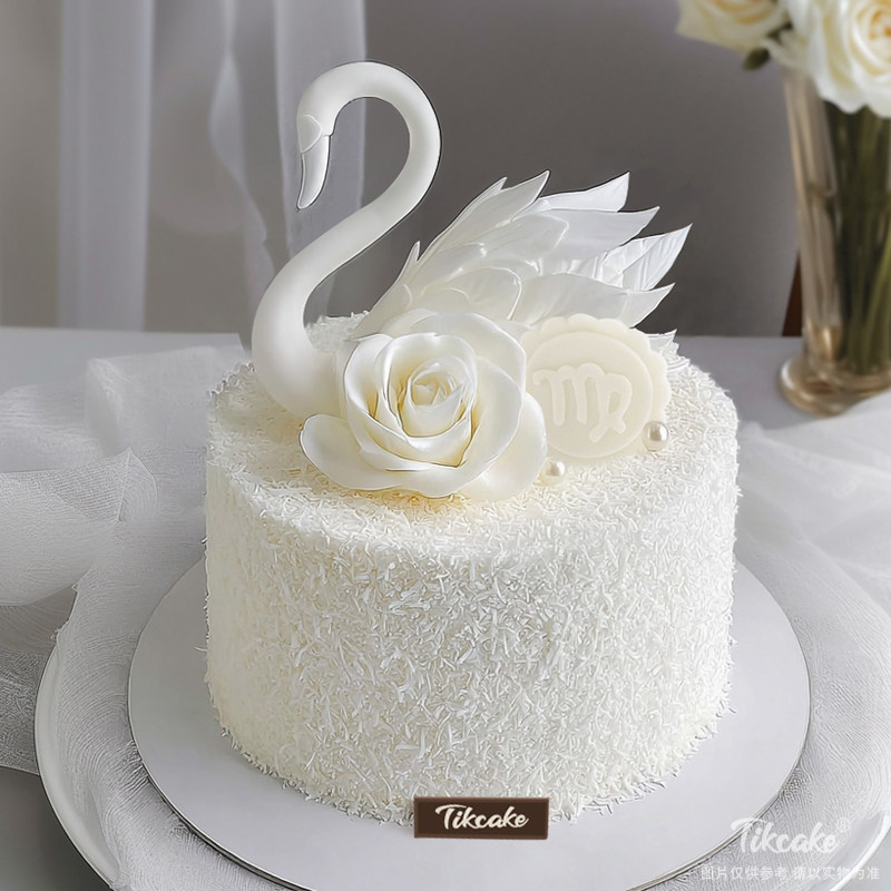 原创处女座主题翻糖鲜奶蛋糕十五（8.23-9.22）