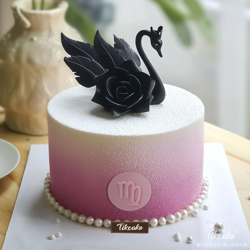 原创处女座主题翻糖鲜奶蛋糕十六（8.23-9.22）