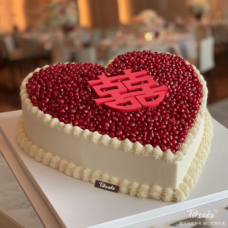 原创婚庆主题水果鲜奶蛋糕（二）