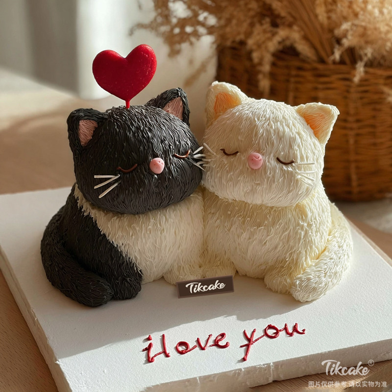 原创小猫主题鲜奶蛋糕（二）