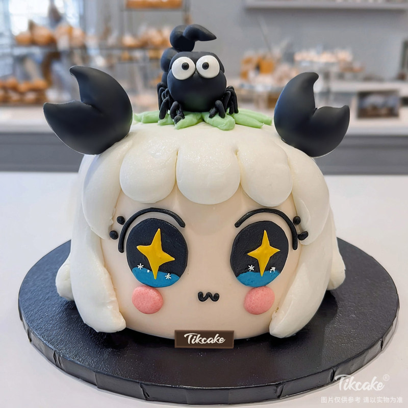 原创天蝎座主题翻糖鲜奶蛋糕六（10.24-11.22）