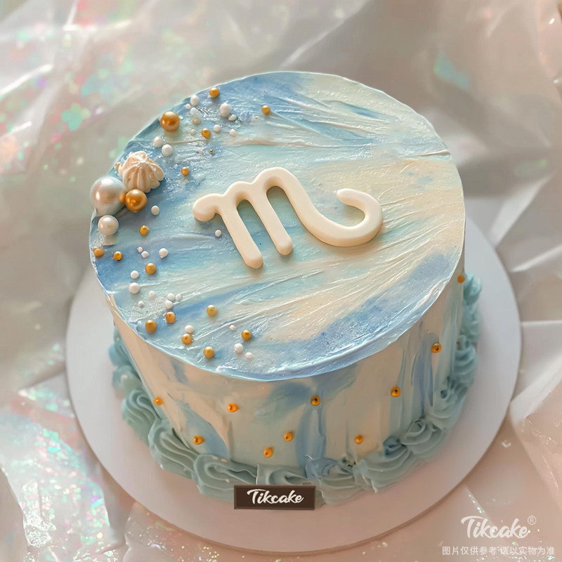 原创天蝎座主题鲜奶蛋糕三（10.24-11.22）