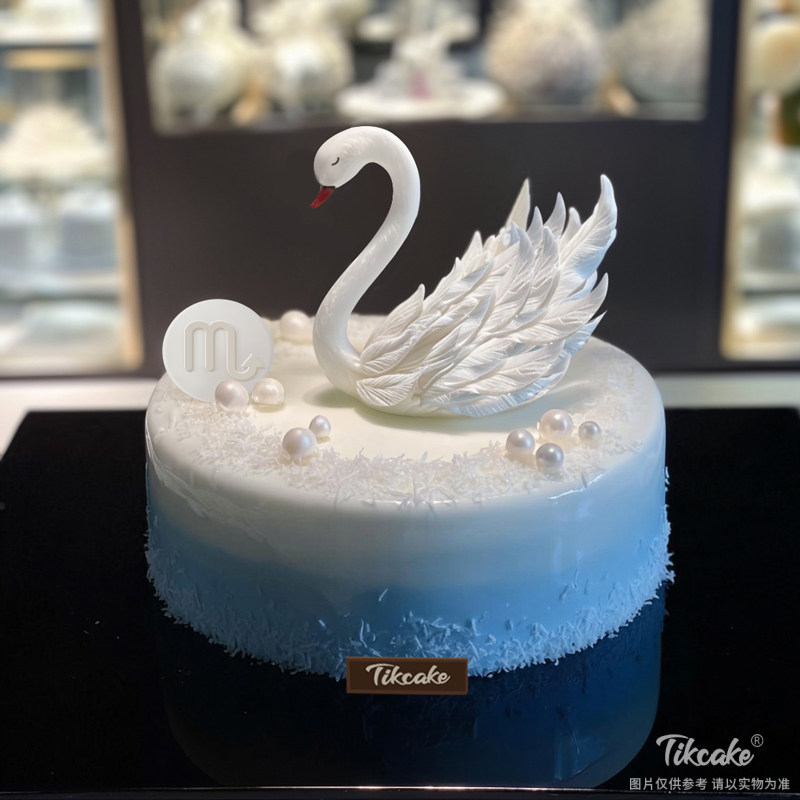 原创天蝎座主题翻糖鲜奶蛋糕十六（10.24-11.22）