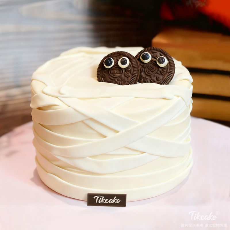 原创万圣节主题翻糖鲜奶蛋糕（十）