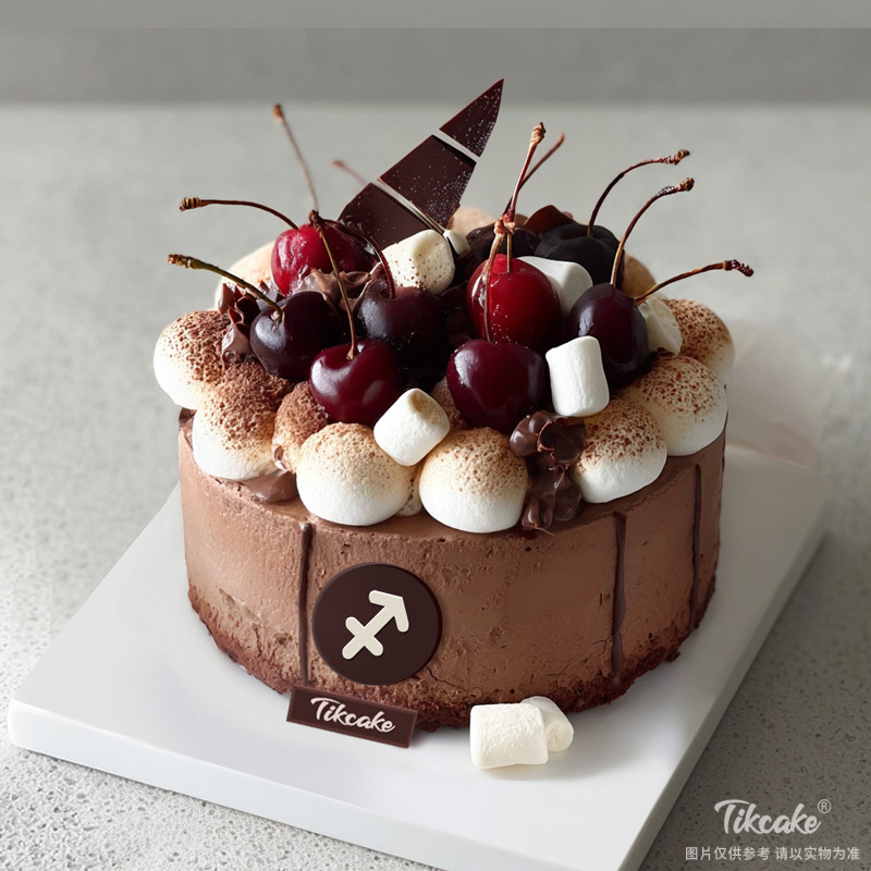 原创射手座主题巧克力鲜奶蛋糕（11.23-12.21）