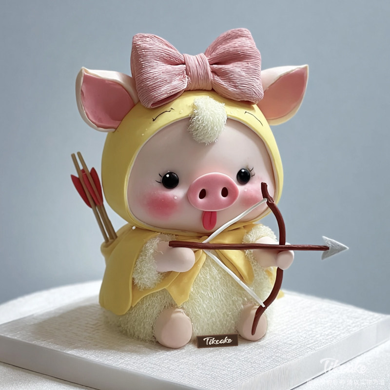 原创射手座主题翻糖鲜奶蛋糕六（11.23-12.21）