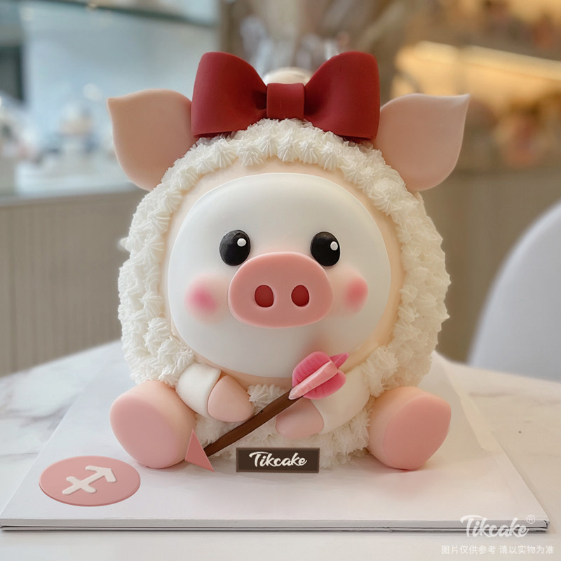 原创射手座主题翻糖鲜奶蛋糕九（11.23-12.21）