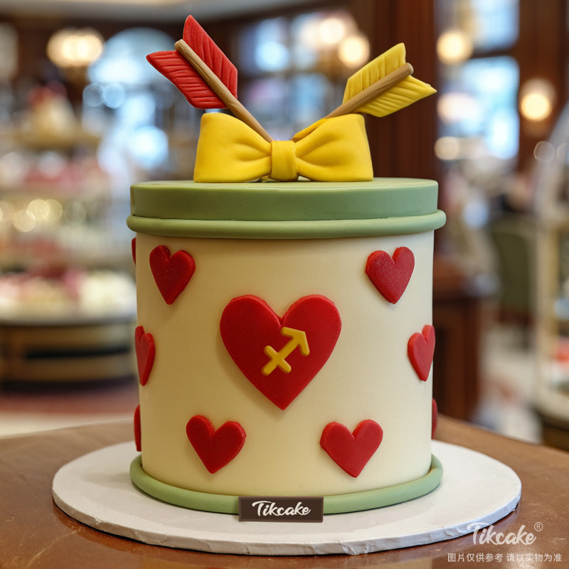 原创射手座主题翻糖鲜奶蛋糕十一（11.23-12.21）
