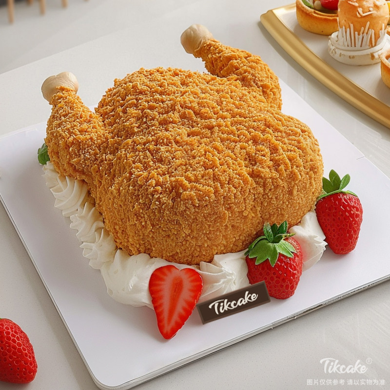 原创感恩节“火鸡”主题鲜奶蛋糕