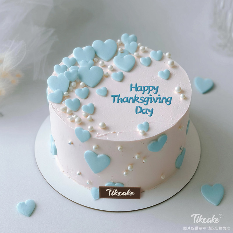 原创感恩节主题鲜奶蛋糕（五）