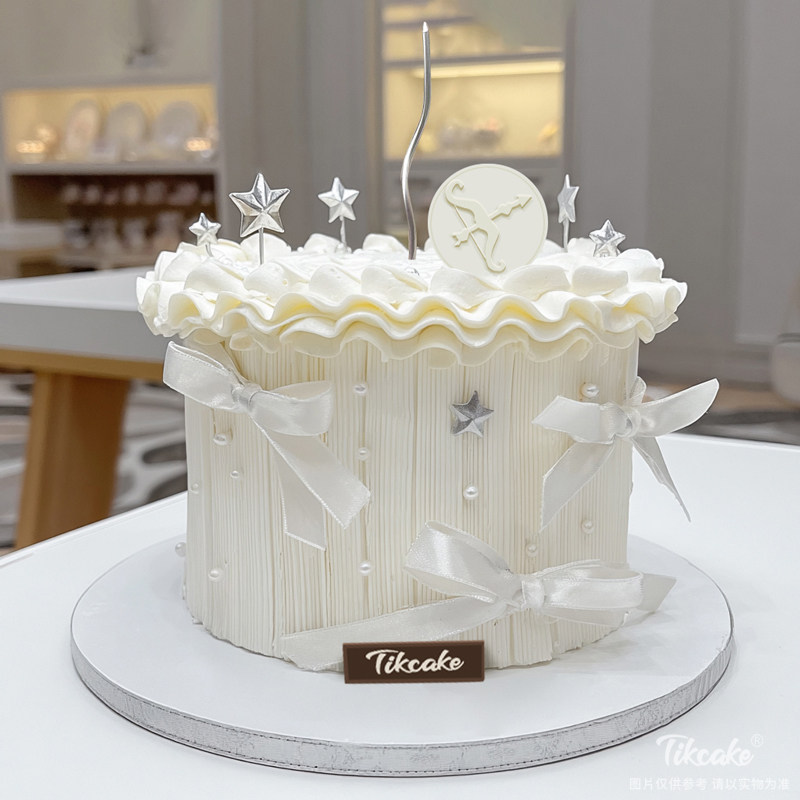 原创射手座主题翻糖鲜奶蛋糕十六（11.23-12.21）