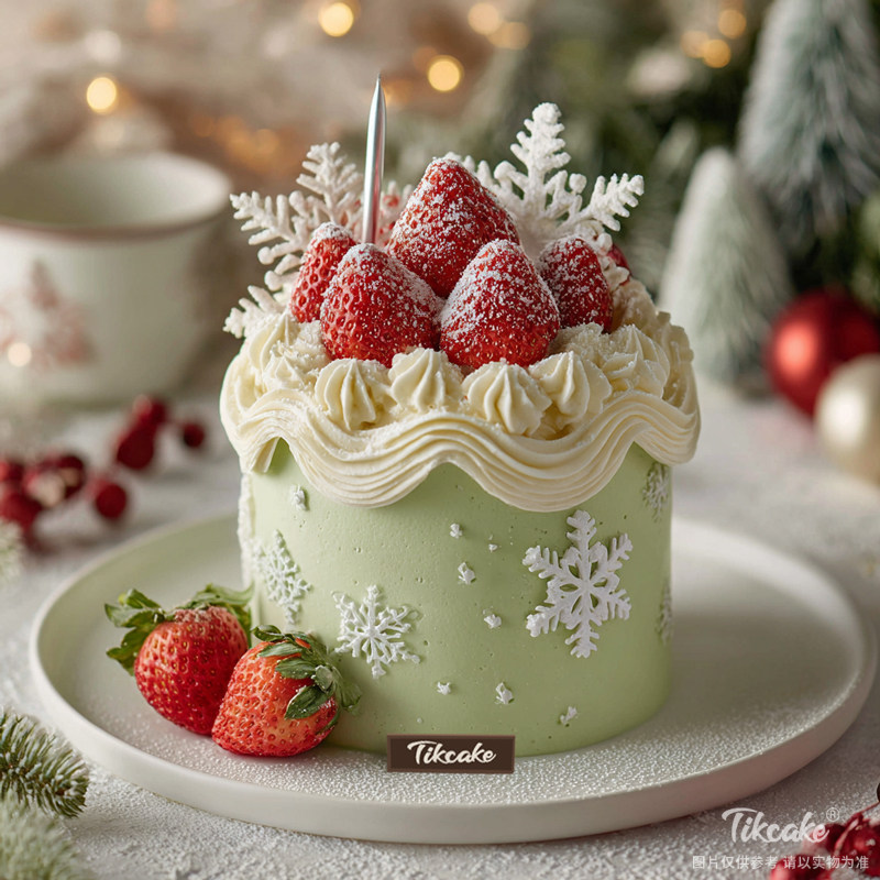 原创草莓主题水果鲜奶蛋糕（二）