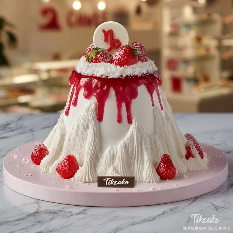 原创摩羯座主题水果鲜奶蛋糕四（12.22-1.19）