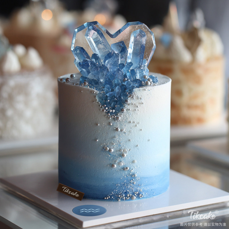 原创水瓶座主题鲜奶蛋糕十四（1.20-2.18）