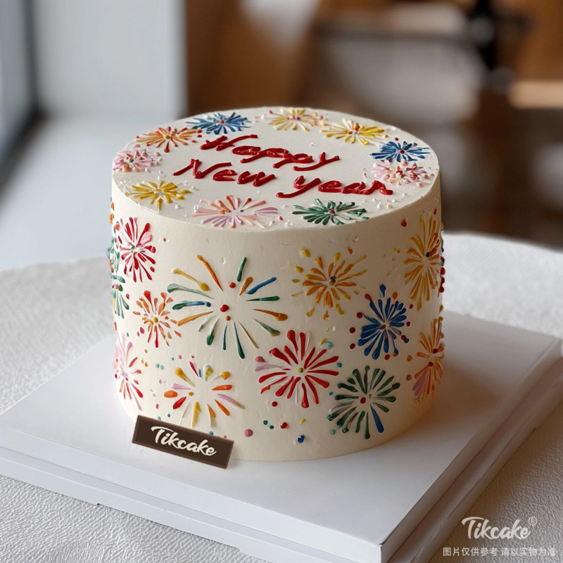 原创2026新年主题鲜奶蛋糕（九）