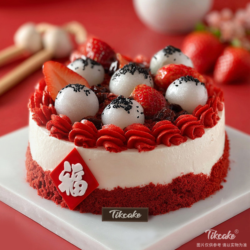 原创“福”主题鲜奶蛋糕（三）