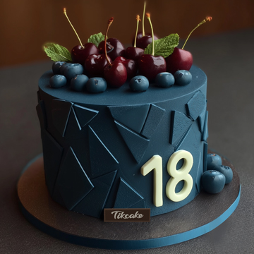 原创绅士风主题翻糖鲜奶蛋糕