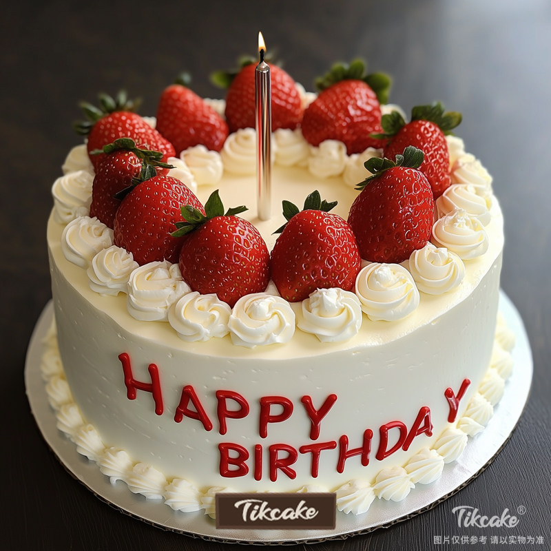 原创草莓主题水果鲜奶蛋糕（六）