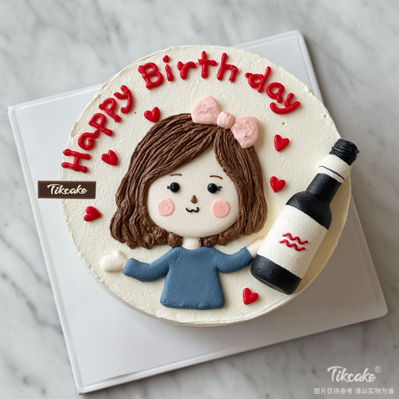 原创水瓶座主题鲜奶蛋糕十六（1.20-2.18）