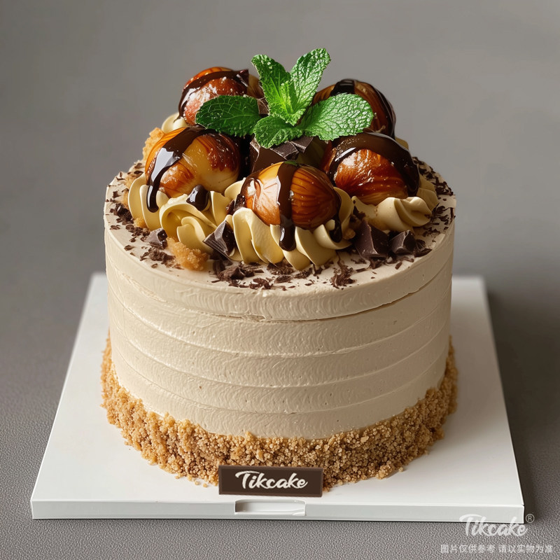 原创小清新巧克力鲜奶蛋糕