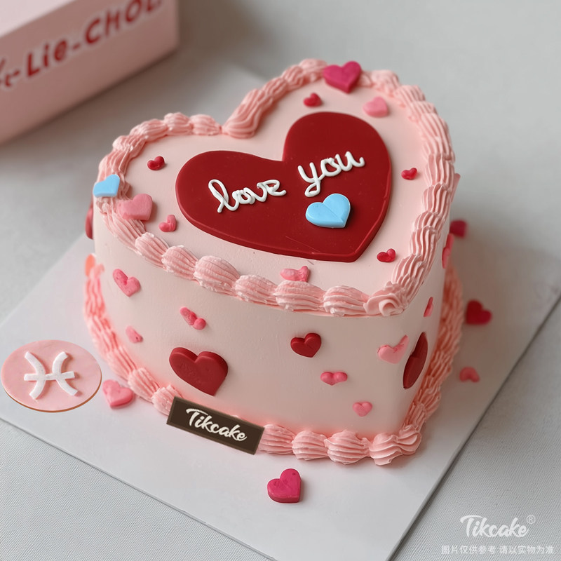 原创双鱼座主题鲜奶蛋糕十三（2.19-3.20）